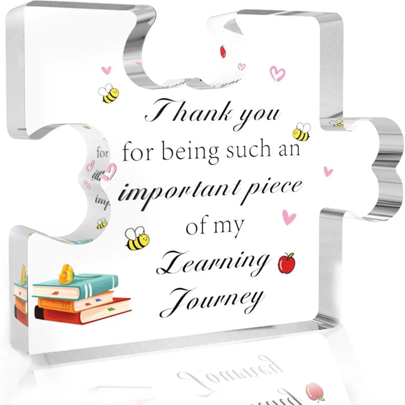 Teacher Valentines Day Gifts, Acrylic Plaque Decor, Acrylic Plaque Sign, End Of Year Teacher Gifts, Teacher Retirement Gifts for Women, Teacher Christmas Gifts, Funny Teacher Gifts, Home Office Decor, Acrylic Desktop Decoration