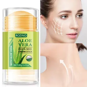 40g Nourishing Face and Neck Aloe Vera Cream Stick, Provides Care for Face and Neck Skin, Hydrates and Moisturizes, Keeps Face and Neck Skin Hydrated and Healthy