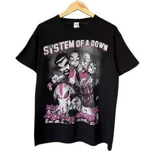 System of a Down Rare Design Band Black Unisex Tshirt