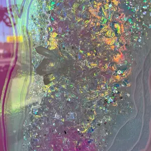 Hot Pink Iridescent Wall Panel