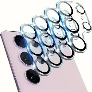4 Pack Enhanced Camera Protection - s HD Tempered Glass Lens Protector Compatible with Samsung Galaxy S25 S24 S23 S22 Ultra S25 S24 S23 S22 Plus FE S26/S26 Plus/S26 Ultra, 9H Hardness, Anti-Scratch Screen Cover