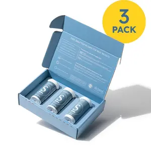 90 Day Supply - 3 Pack Natural Supplement for Skin Health with Probiotic Blend - Clinically Proven Formula for Clear Healthy Skin in 90 Days or Less