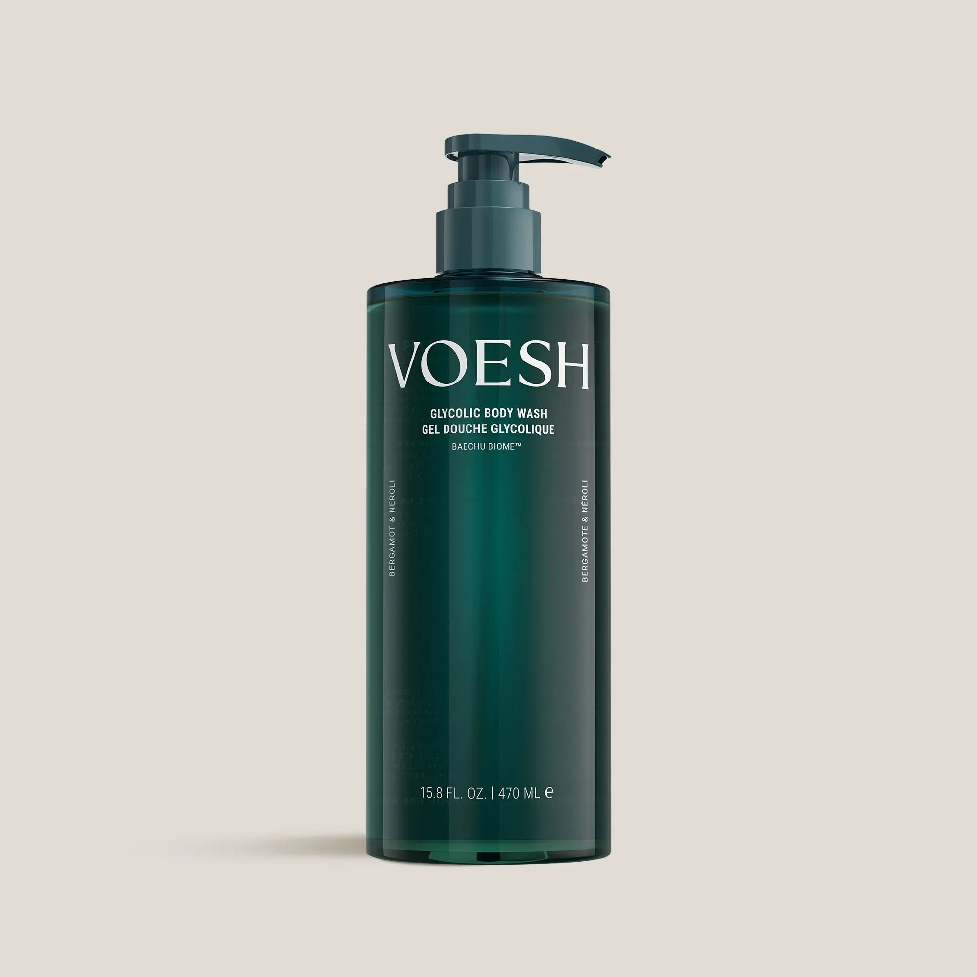 VOESH Glycolic Body Wash | K-Beauty Exfoliating Body Cleanser with Glycolic Acid for Smooth, Glowing Skin