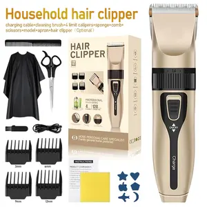 ✨【Professional-Grade Home Hair Clipper】Low-Noise yet Powerful Motor｜USB Charging/Long Battery Life｜Precise Trimming for Bald Heads, Fades, and Pet Grooming｜Multi‑Function Electric Hair Trimming Tool Hair Clipper Trimmer