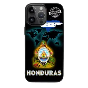 Honduras Flag TPU Smartphone Casing for iPhone 17/16/15/14/13/12/11 Pro Max Plus Air, Protective Handheld Cellphone Devices Cover, Gift for Mexico Football Lovers