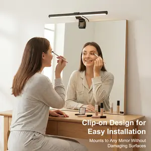 Rechargeable Vanity Lights for Mirror with Remote Control，Eye-Friendly Mirror Lights Stick on,Adjustable Color Temperatures Makeup Light for Bedroom, Bathroom