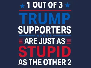 Anti-MAGA - Anti-Trump 2025 - Funny Anti-Trump Voter 18X24 inch 2-Sided Political Yard Sign with Stake