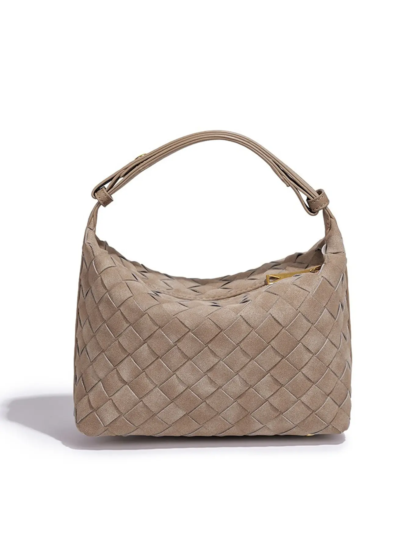 Handmade High-End Lunch Box Bag, Fashion Matte Shoulder Handbag, Solid Color Crossbody Bag, Stylish and Durable Accessory