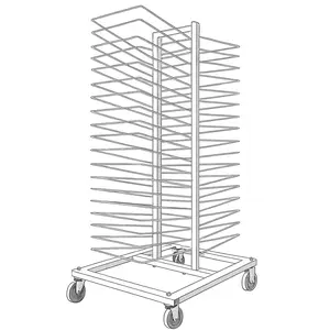 Professional 50-Shelf Drying Rack