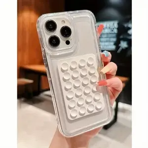Silicone Suction Cups for Kitchen, Bathroom, Makeup Mirror, Selfie, Phone Mount, Cell Phone Mount, 24pcs Thickened Silicone Suction Cups, Easy Photo and Video Shooting