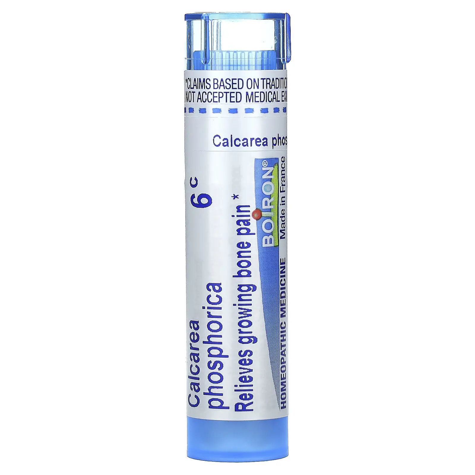 Boiron Calcarea Phosphorica 6C, Growing Pain Relief, 80 Pellets | HSA/FSA Eligible