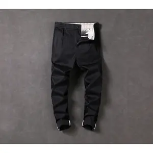 Men's slim-fit boxer trousers, made of a cotton and spandex blend, available in a variety of colors (sizes: 28-38).