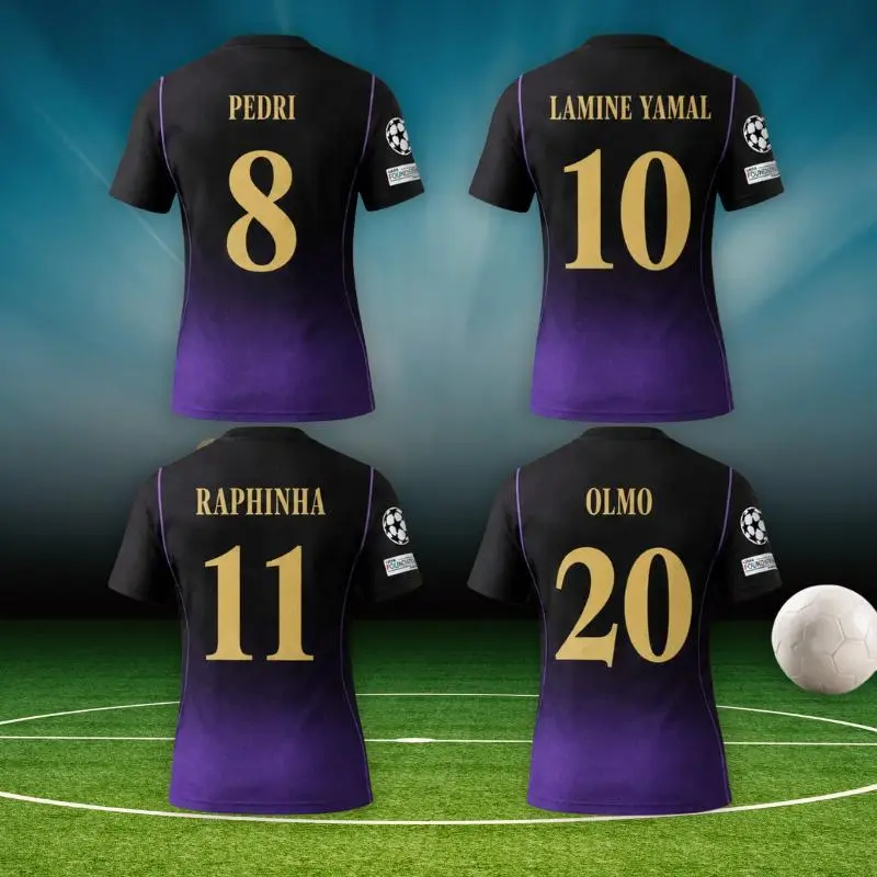 Black Purple Away Soccer Jersey, Black Purple Football Shirt, Soccer JeraPurple Black Away Soccer Jersey , Black Purple Football Shirt, Vintage Sports Tee, Unisex Game Day Apparelsey Shirt, Fan Edition Soccer Jersey