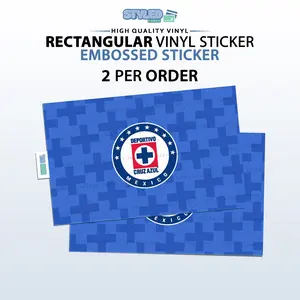 Cruz Azul rectangular  vinyl sticker