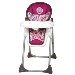 Baby Trend® Adjustable Compact Fold Easy-to-Clean Sit-Right High Chair w/ 6 Position Height Adjustment