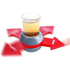 Spin The Shot - Fun Party Drinking , Shot Spinner,Includes 2 Ounce Shot Glass