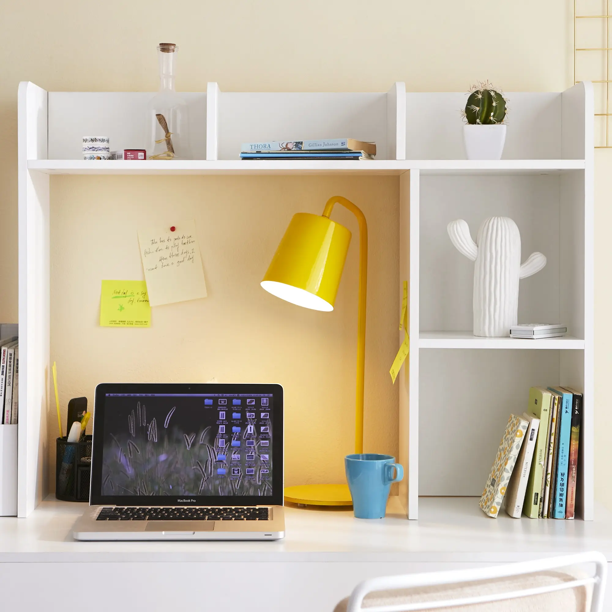 Classic Dorm Desk Bookshelf