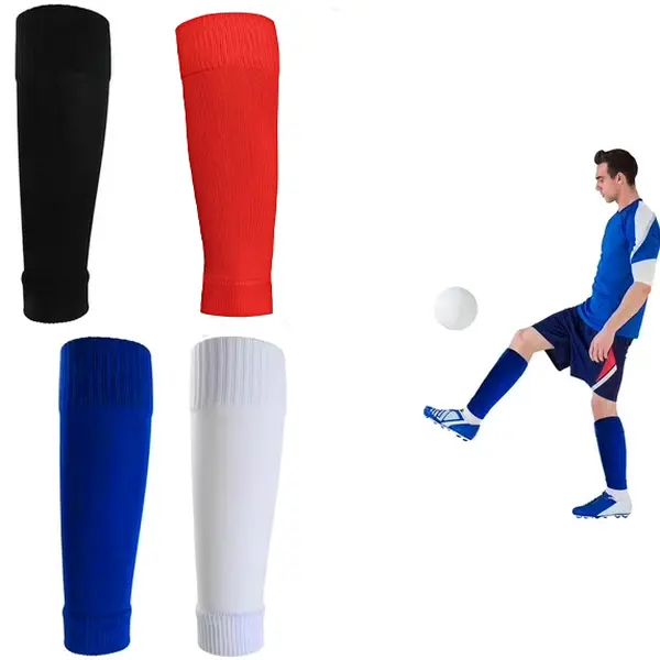 3 Pairs Soccer Sock Sleeves, Unisex Calf Compression Sleeves, Breathable Anti-Chafing Sports Gear for Football Basketball Running Training