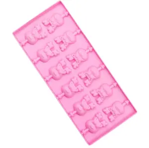 Reindeer Silicone Lollipop Mold 12 Cavity