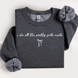 Nail Tech Sweatshirt, Gift For Nail Tech, Nail Salon Shirt, Nail Artist Gift, Nail Salon Gift, Manicurist Appreciation Gift