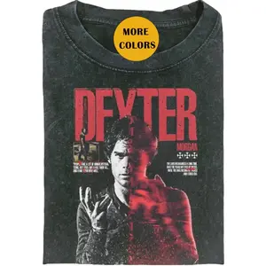 Dexter Vintage Shirt - Funny Dexter Meme Shirt, Morgan Graphic 90s Tee, Bay Harbor Butcher Shirt, Trending T-shirt for Men & Women