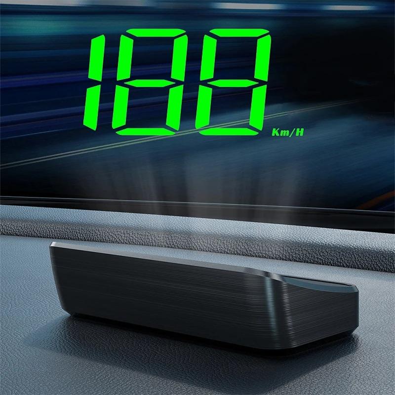 GPS Speedometer HUD for Car – Digital Head Up Display, Real-Time Speed Projection on Windshield, Universal Auto Accessory