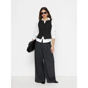 Cider V-neck Button Blazer Vest