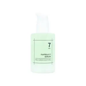 Numbuzin No.7 Mild Green Soothing Serum (50ml) - Hydrating Skincare Gel with 29 Soothing Ingredients Comfort Skin Repair