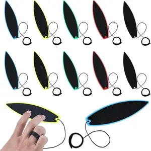 10Pcs Mini Finger Surfboard, Finger Boards, Finger Surf Board Wind Surfing for Car Riding Teens Adult