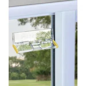 2 Pack Upgrade Sliding Glass Door Lock - Child Proof Baby Safety Security Lock, No Drill Easy Install Adhesive, Window Stopper for Sliding Windows Patio Closet Doors