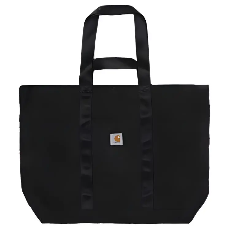 Carhartt WIP Logo Classic Nylon Tote Shoulder Bag - Unisex Work Bag, Everyday Reusable Solid Color Luggage Accessory, Work Bags, Everyday Bags