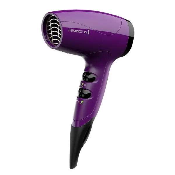 Remington Ionic Compact Hair Dryer, 1875W, Portable Anti-Frizz Dryer | Lightweight Design, Removable Filter for Easy Cleaning, 3 Heat and 2 Speed Settings, Ideal for Travel, Gym, and Blow Use
