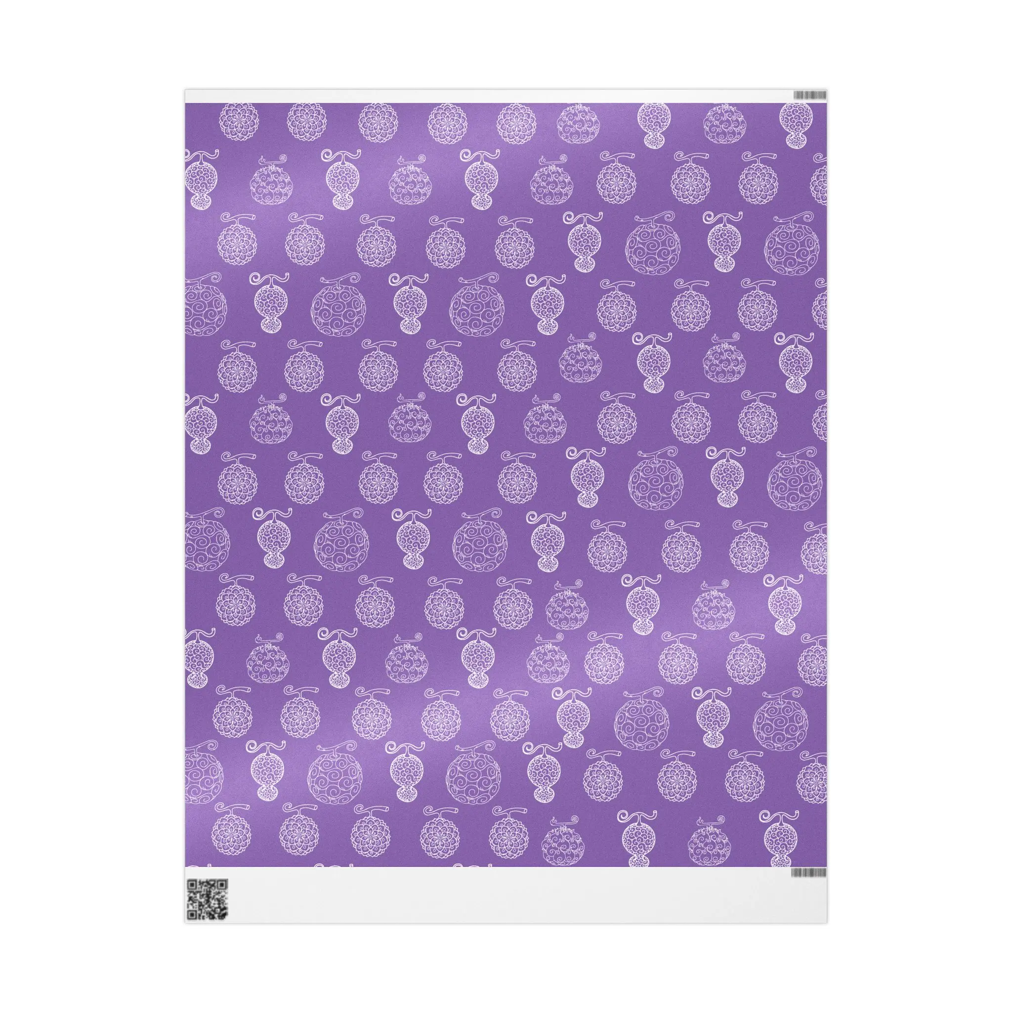 One Piece Devil Fruit Inspired Wrapping Paper – Gum Gum Purple Anime Gift Wrap (30×36 Glossy or Matte) – Otaku Collector Gift Sheet