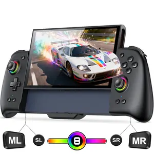 BEBONCOOL No-Drift Hall Effect Switch 2 Controller – 10H Battery, Turbo & Macro, 4 RGB Modes, Full-Size Ergonomic Design – Wireless Pro Accessory