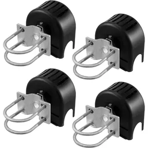 VEVOR Sliding Gate Kit, Rolling Gate Hardware Kit w/H - Shaped Wheel Groove for Cantilever Sliding Gates and Rolling Door, Sliding Gate Rollers w/ 4 Track Wheels, Heavy Duty Sliding Roller, BlackVEVOR Super Brand Day