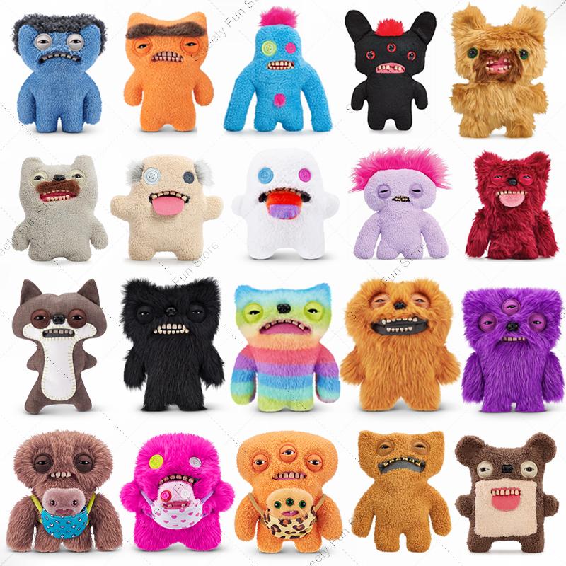 100% Original Fuggler Funny Ugly Monster Plush Toy – Tooth Creature Stuffed Doll, Hairy Furry Plushie Gift for Kids & Collectors, Mini Rascals Series