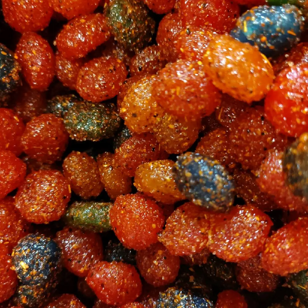 gushers coated in chamoy and tajin gushers coated in chamoy and tajin