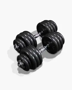 Adjustable Cast Iron Dumbbells (Set)