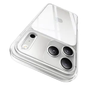 Crystal Clear iPhone 17 Pro Max Case, Patented Anti-Yellow & Virgin TPU, 15FT Military-Grade Drop Protection, Slim Transparent Women Men Funda para for iPhone 16 15 14 Pro Max Case 6.9 inch, Clear