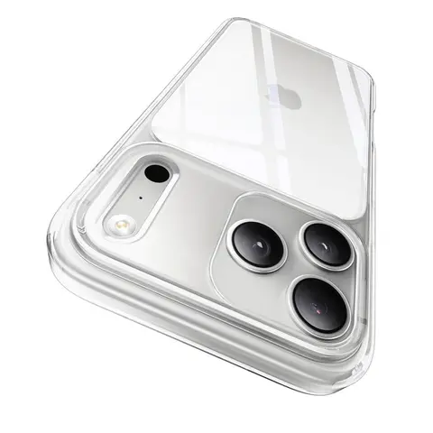 Crystal Clear Cellphone Case & Protector for iPhone 17 Pro Max, Anti-Yellow Virgin TPU, 15FT Military-Grade Drop Protection, Slim Transparent Cover for iPhone 16 15 14 Pro Max, 6.9 inch Clear Protective Cover