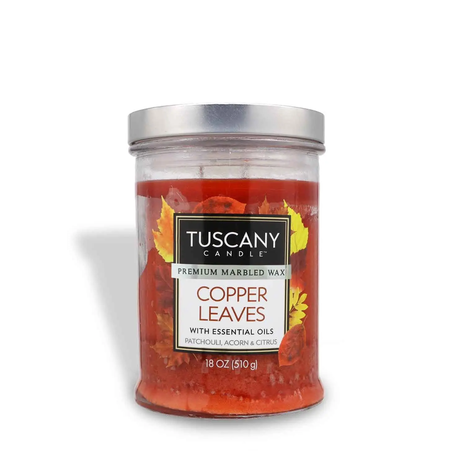 Copper Leaves® Long-Lasting Scented Jar Candle (18 oz)