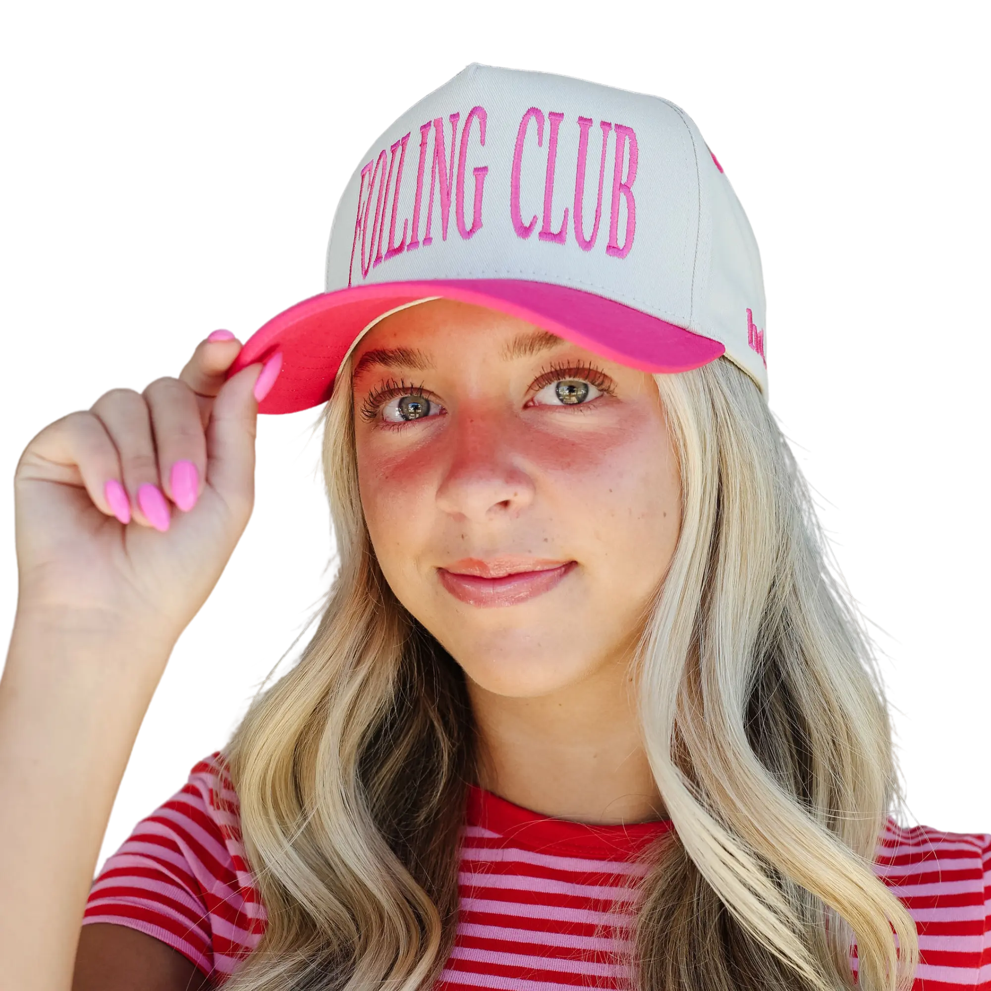 Pink "Foiling Club" Hat