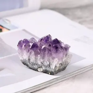 Natural Amethyst Geode Ornament Decor
