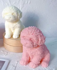 Sweet Puppy Candle - Natural Soy Wax - Sculptural Candle-Handmade Gift-House warming Gift - Home Decor soy wax Aroma Decoration, baby shower favors