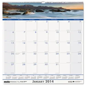 House of Doolittle  Coastlines Monthly Wall Calendar