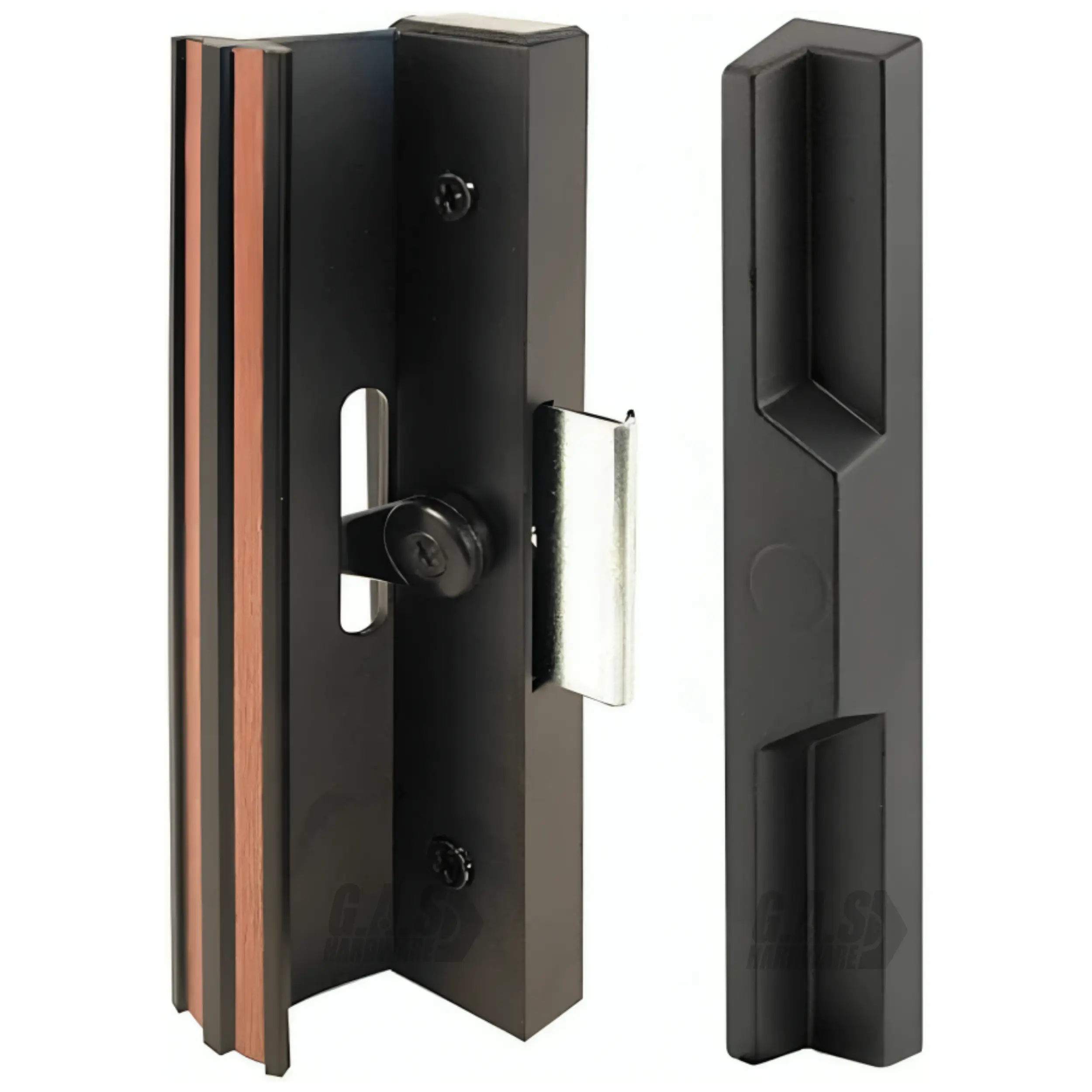 (DH-250) Rusco Handle Set for Sliding Doors, 4-15/16" Hole Space