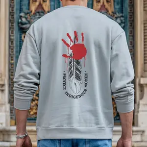 Red Hand MMIW Awareness Tee - Protect Indigenous Women Unisex T-Shirt/Hoodie/Sweatshirt