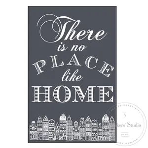 No Place Like Home - Mesh Stencil 5.5 x 8.5