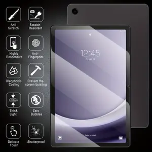 2-piece set suitable for Samsung A9+2023 11 inch tempered glass Protective screen protector, durable, sturdy, and able to withstand vibrations, Accessories