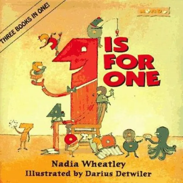 Used Paperback Book - "1 Is for 1" by Nadia Wheatley (English, 157255133x), Pocket-Sized School & Educational Supplies Books for Small Hands, 3-In-1 Rhyming and Counting Fun Reading Materials